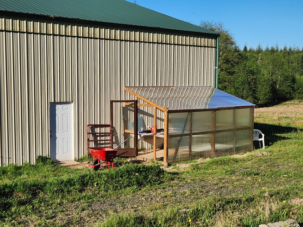 New Greenhouse Up and Running